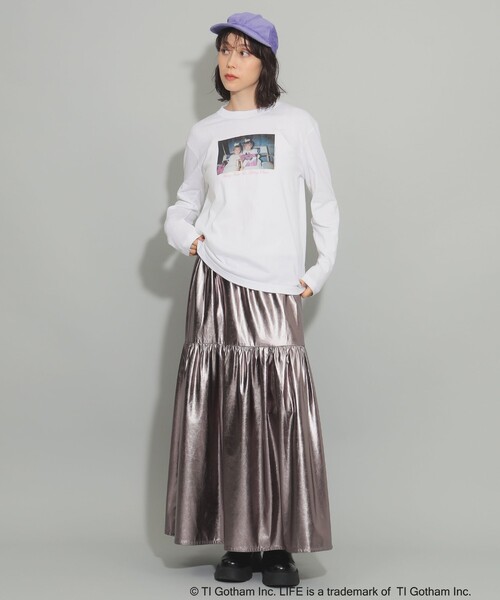 Ray BEAMS(レイビームス)の「コーデュロイ キャップ(キャップ・レディース・ピンク/ブラック系その他4/パープル・ONE SIZE)」の8枚目の写真