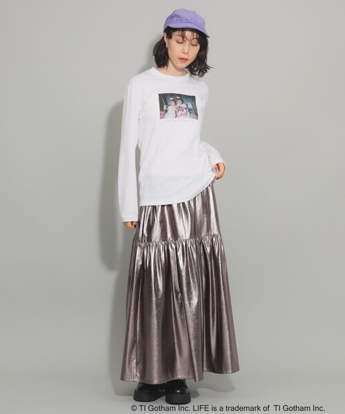 Ray BEAMS(レイビームス)の「コーデュロイ キャップ(キャップ・レディース・ピンク/ブラック系その他4/パープル・ONE SIZE)」の9枚目の写真