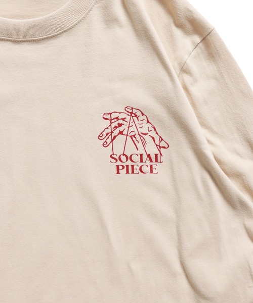 ROTAR(ローター)の「SOCIAL PIECE LS Tee(Tシャツ/カットソー・メンズ・ライム/ホワイト/サンドベージュ/スミクロ・X-LARGE/LARGE/MEDIUM/SMALL)」の12枚目の写真