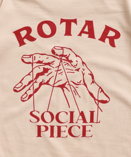 ROTAR(ローター)の「SOCIAL PIECE LS Tee(Tシャツ/カットソー・メンズ・ライム/ホワイト/サンドベージュ/スミクロ・X-LARGE/LARGE/MEDIUM/SMALL)」の13枚目の写真