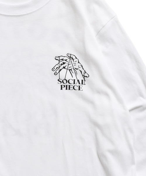 ROTAR(ローター)の「SOCIAL PIECE LS Tee(Tシャツ/カットソー・メンズ・ライム/ホワイト/サンドベージュ/スミクロ・X-LARGE/LARGE/MEDIUM/SMALL)」の14枚目の写真