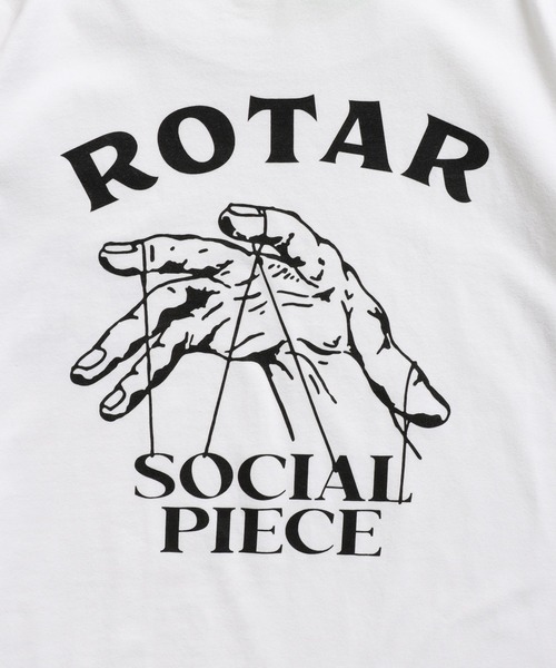 ROTAR(ローター)の「SOCIAL PIECE LS Tee(Tシャツ/カットソー・メンズ・ライム/ホワイト/サンドベージュ/スミクロ・X-LARGE/LARGE/MEDIUM/SMALL)」の15枚目の写真