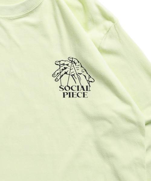 ROTAR(ローター)の「SOCIAL PIECE LS Tee(Tシャツ/カットソー・メンズ・ライム/ホワイト/サンドベージュ/スミクロ・X-LARGE/LARGE/MEDIUM/SMALL)」の16枚目の写真