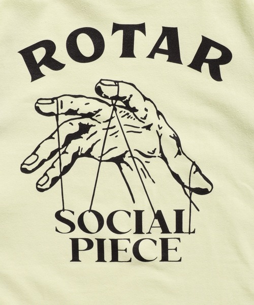 ROTAR(ローター)の「SOCIAL PIECE LS Tee(Tシャツ/カットソー・メンズ・ライム/ホワイト/サンドベージュ/スミクロ・X-LARGE/LARGE/MEDIUM/SMALL)」の17枚目の写真