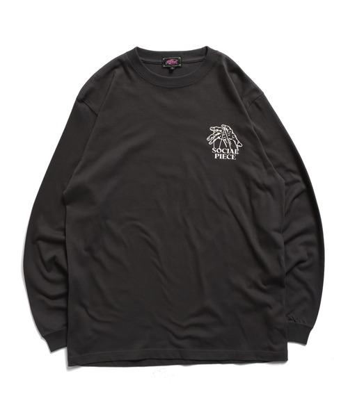 ROTAR(ローター)の「SOCIAL PIECE LS Tee(Tシャツ/カットソー・メンズ・ライム/ホワイト/サンドベージュ/スミクロ・X-LARGE/LARGE/MEDIUM/SMALL)」の20枚目の写真