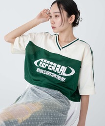 WEGO/2ライン切り替えメッシュショートT