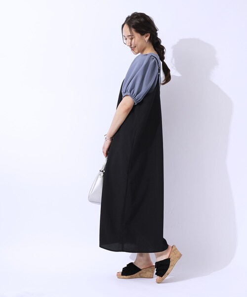 すみれ Spick and Span HYU 楊柳キャミワンピース Spick & Span - Spick and Span HYU 楊柳キャミワンピースの通販