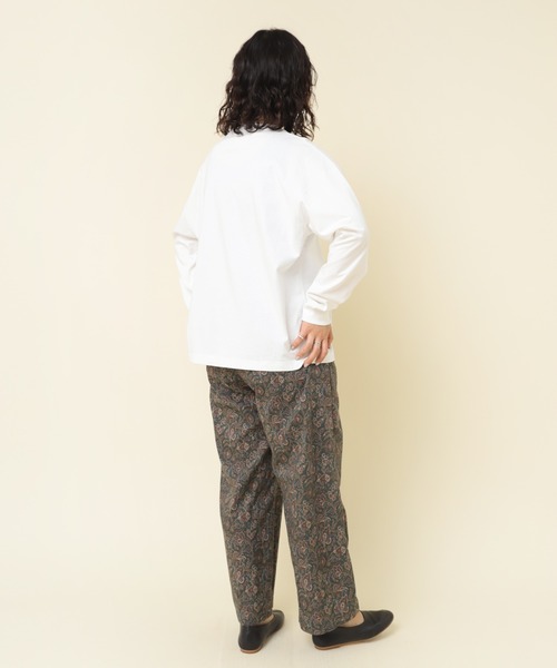 RNA-N(アールエヌエーエヌ)の「M2302 CAT PROFILEロングスリーブT(Tシャツ/カットソー・レディース・グレイッシュベージュ/オフホワイト/チャコールグレー・MEDIUM)」の21枚目の写真