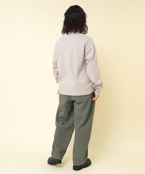 RNA-N(アールエヌエーエヌ)の「M2302 CAT PROFILEロングスリーブT(Tシャツ/カットソー・レディース・グレイッシュベージュ/オフホワイト/チャコールグレー・MEDIUM)」の10枚目の写真