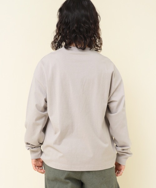 RNA-N(アールエヌエーエヌ)の「M2302 CAT PROFILEロングスリーブT(Tシャツ/カットソー・レディース・グレイッシュベージュ/オフホワイト/チャコールグレー・MEDIUM)」の13枚目の写真