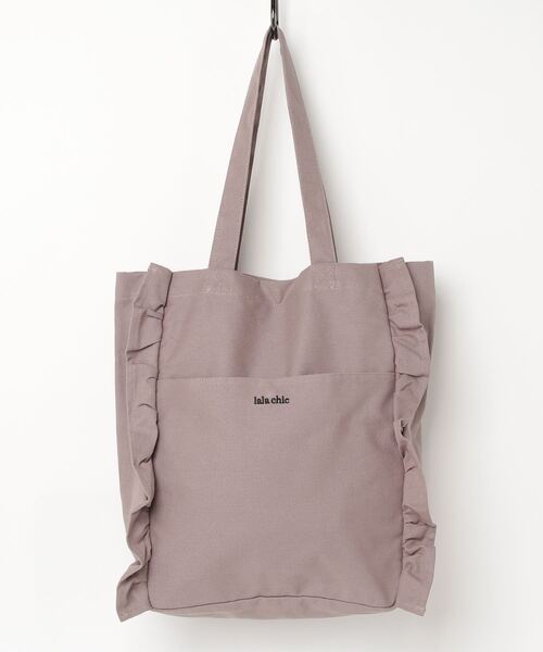 mikko フリルトートバッグ ムース 1点 Amazon.co.jp: mikko illustrationsフリル ランチバッグ ムース