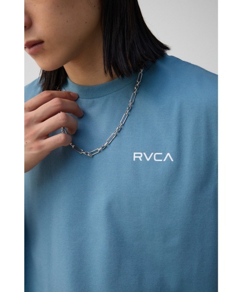 AZUL by moussy(アズールバイマウジー)の「ランダムスクエアチェーンネックレス(ネックレス・メンズ・ブラック/シルバー・FREE)」の1枚目の写真