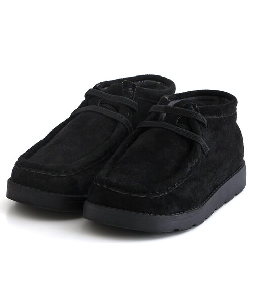 apres les cours（アプレレクール）の「スウェードショートブーツ（ブーツ・キッズ・ベージュ/ブラック・14/15 /16/17/18）」の8枚目の写真