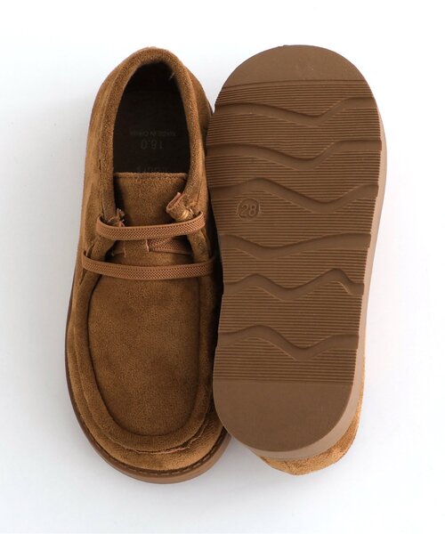 apres les cours（アプレレクール）の「スウェードショートブーツ（ブーツ・キッズ・ベージュ/ブラック・14/15 /16/17/18）」の15枚目の写真