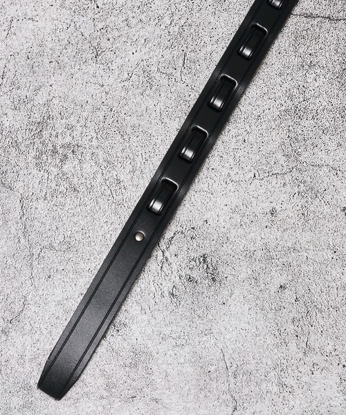 ADPOSION（アドポーション）の「25mm フックレザーベルト（ベルト・メンズ・レッド/ダークブラウン/ブラック・FREE）」の4枚目の写真