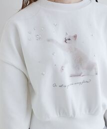 MAJESTIC LEGON | Fluffy catスウェット(スウェット)