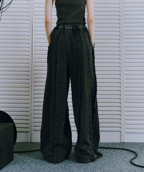 HARE EDGY MODE ピグメントスエットフレアスカートお値下げしました HARE（ハレ）の「【EDGY MODE SETUP対応】ピグメントスウェット