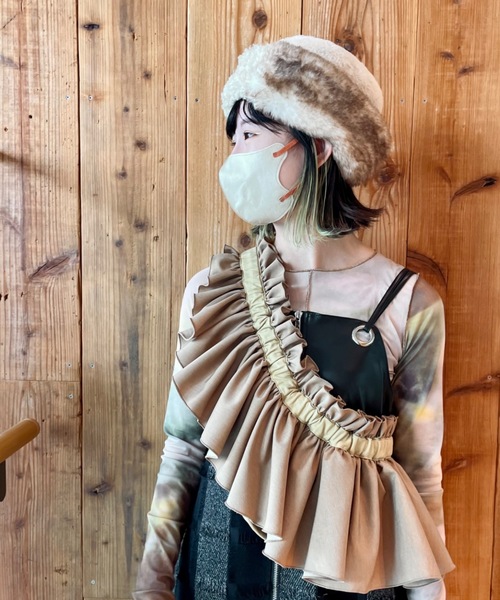 【試着のみ】美品　ORIENT MILLINERY ポフミ　オリエントミリナリー ポフミ（ハット）｜ORIENT MILLINERY（オリエント ミリナリー）の