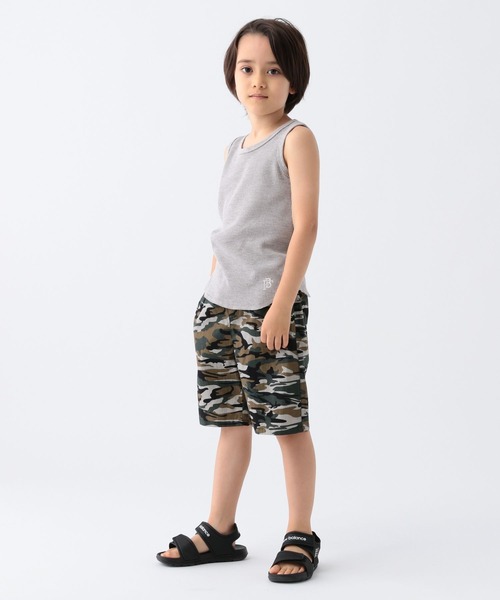 BAYFLOW（ベイフロー）の「ワッフルタンクトップ（KIDS）（タンクトップ・キッズ・グリーン/グレー/オフホワイト/チャコール・110cm/130cm/150cm/120cm/140cm）」の5枚目の写真