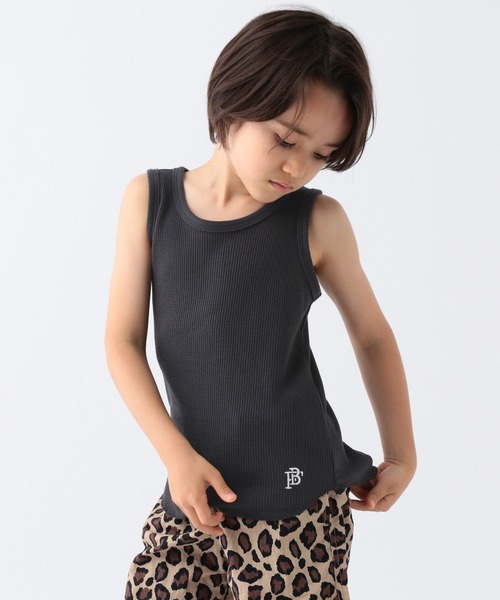 BAYFLOW（ベイフロー）の「ワッフルタンクトップ（KIDS）（タンクトップ・キッズ・グリーン/グレー/オフホワイト/チャコール・110cm/130cm/150cm/120cm/140cm）」の19枚目の写真