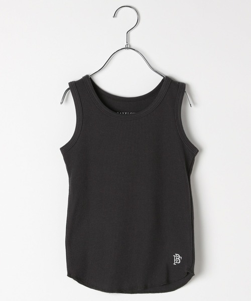 BAYFLOW（ベイフロー）の「ワッフルタンクトップ（KIDS）（タンクトップ・キッズ・グリーン/グレー/オフホワイト/チャコール・110cm/130cm/150cm/120cm/140cm）」の12枚目の写真