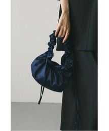 STYLEMIXER | サテンギャザーハンドルバッグ(ハンドバッグ)