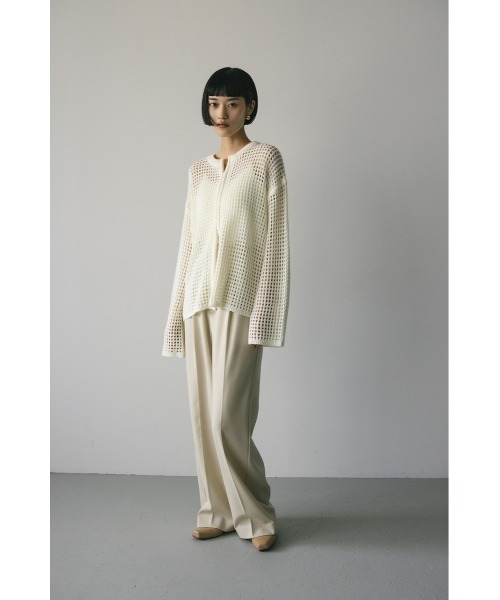 2WAYブロックメッシュカーディガン（カーディガン/ボレロ）｜STYLEMIXER（スタイルミキサー） pattayablatt.com