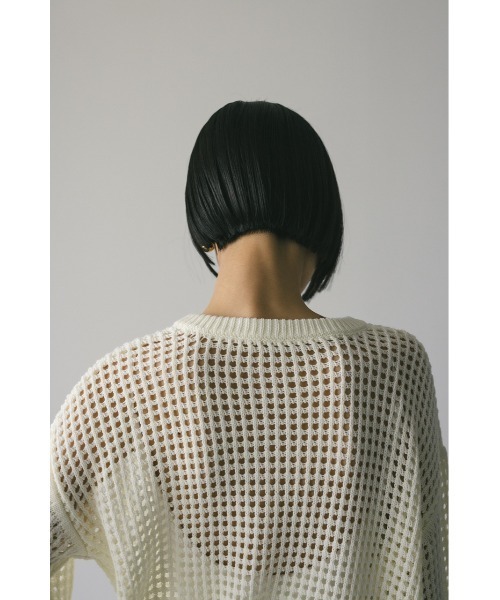 2WAYブロックメッシュカーディガン（カーディガン/ボレロ）｜STYLEMIXER（スタイルミキサー） pattayablatt.com