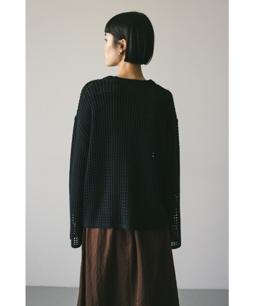 2WAYブロックメッシュカーディガン（カーディガン/ボレロ）｜STYLEMIXER（スタイルミキサー） pattayablatt.com