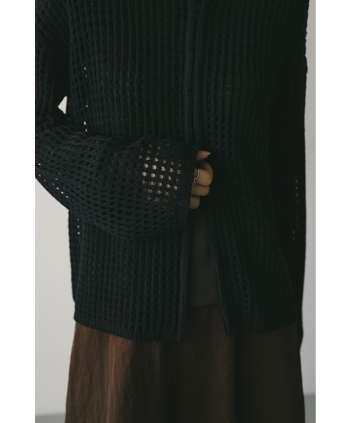 2WAYブロックメッシュカーディガン（カーディガン/ボレロ）｜STYLEMIXER（スタイルミキサー） pattayablatt.com