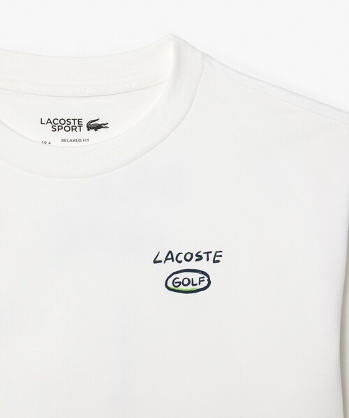 【LACOSTE】ラコステゴルフ バック ホワイト ラコステ緑ワニ柄ゴルフ バッグ白キャディバッグ保護ケース鞄