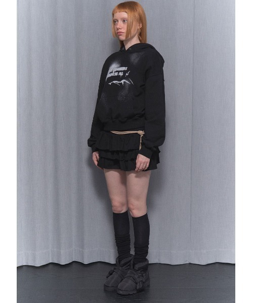 パーカー A'GEM/9 × .kom 「 FANCY CLUB/ファンシークラブ」 SPRAY LIE DOWN HOODIE/スプレー ライダウン セール】A'GEM/9 × .kom 『 FANCY CLUB/ファンシークラブ