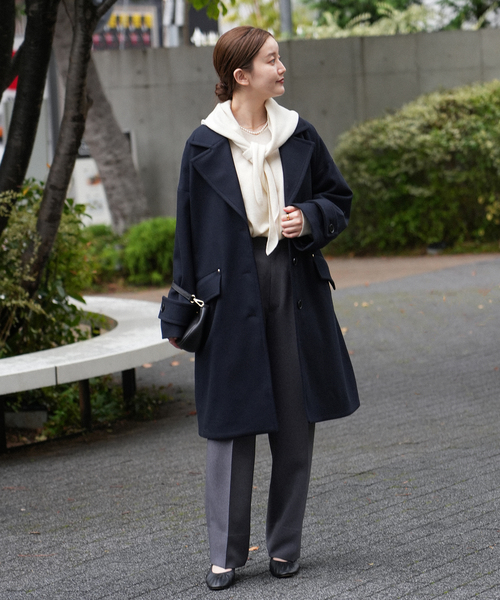 MACKINTOSH イエナ別注NEW HUMBIE ダブルショートコート MACKINTOSH/マッキントッシュ 別注 HUMBIE ステンカラーショート