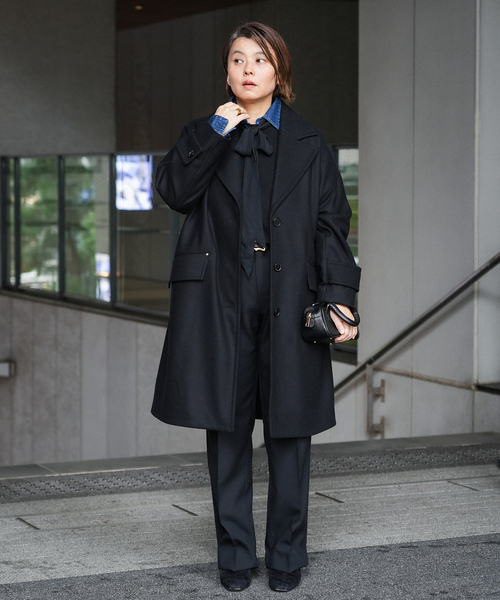 スコットランド製 マッキントッシュ チェスターコート ブラック シングル Mackintosh マッキントッシュ MACKINTOSH コート メンズ