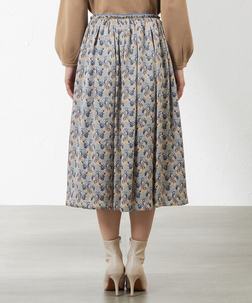 amaca（アマカ）の「【LIBERTY】 MISS MAUD ギャザースカート（スカート・レディース・ベージュ系その他/パープル系その他4・38/40）」の5枚目の写真