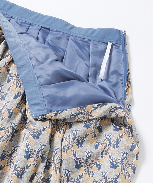 amaca（アマカ）の「【LIBERTY】 MISS MAUD ギャザースカート（スカート・レディース・ベージュ系その他/パープル系その他4・38/40）」の4枚目の写真