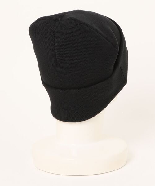RVCA（ルーカ）の「RVCA メンズ VA ESSENTIAL BEANIE ビーニー 【2024年秋冬モデル】/ルーカロゴ刺繍ニットキャップ（ニットキャップ/ビーニー・メンズ・ブラック・FREE）」の2枚目の写真