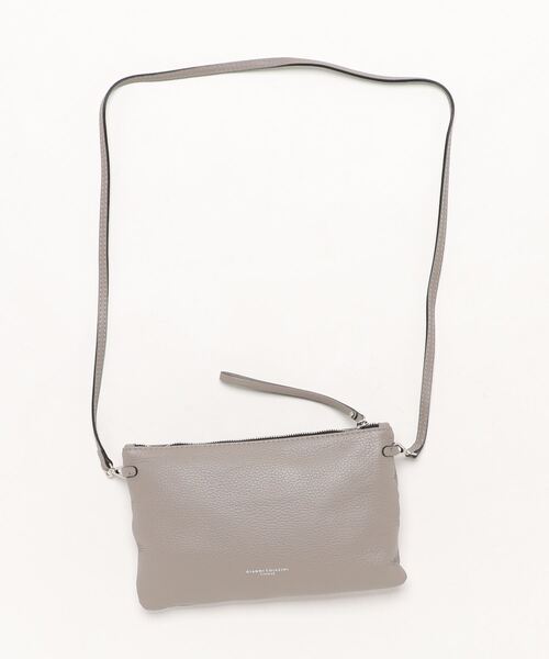 GIANNI CHIARINI(ジャンニ キアリーニ)の「【GIANNI CHIARINI】HERMY ショルダーバッグ クラッチバッグ 2way(ショルダーバッグ・レディース・ブラック/ベージュ/アイボリー/ナチュラル/シルバー/グレー/グレー系その他2/ベージュ系2/ブラウン/グレイッシュベージュ・FREE)」の4枚目の写真
