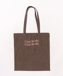 and it_ | コーデュロイ刺繍バッグ(トートバッグ)