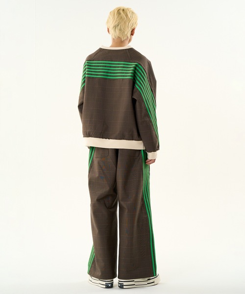 DISCOVERED（ディスカバード）の「CHECK BONDING LINE TRACK PANTS（その他パンツ・メンズ・ネイビー/キャメル・1/3）」の20枚目の写真