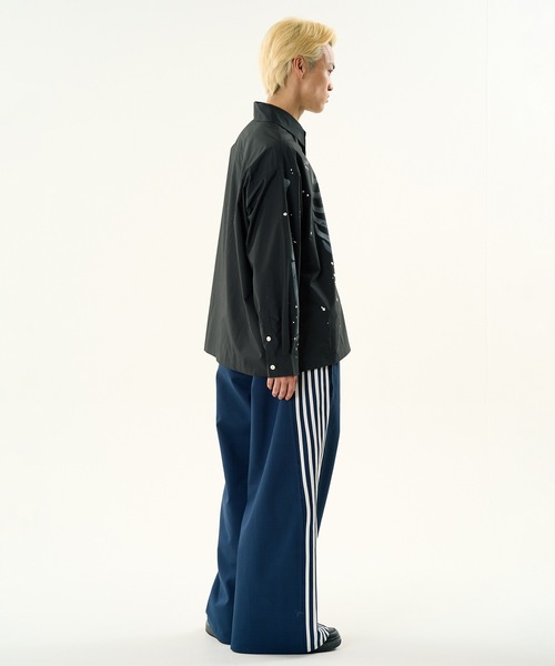 DISCOVERED（ディスカバード）の「CHECK BONDING LINE TRACK PANTS（その他パンツ・メンズ・ネイビー/キャメル・1/3）」の18枚目の写真