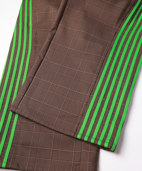 DISCOVERED（ディスカバード）の「CHECK BONDING LINE TRACK PANTS（その他パンツ・メンズ・ネイビー/キャメル・1/3）」の8枚目の写真