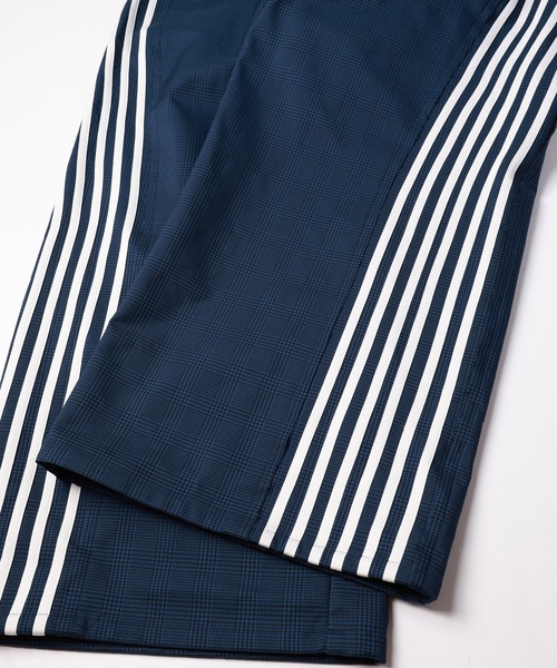 DISCOVERED（ディスカバード）の「CHECK BONDING LINE TRACK PANTS（その他パンツ・メンズ・ネイビー/キャメル・1/3）」の3枚目の写真