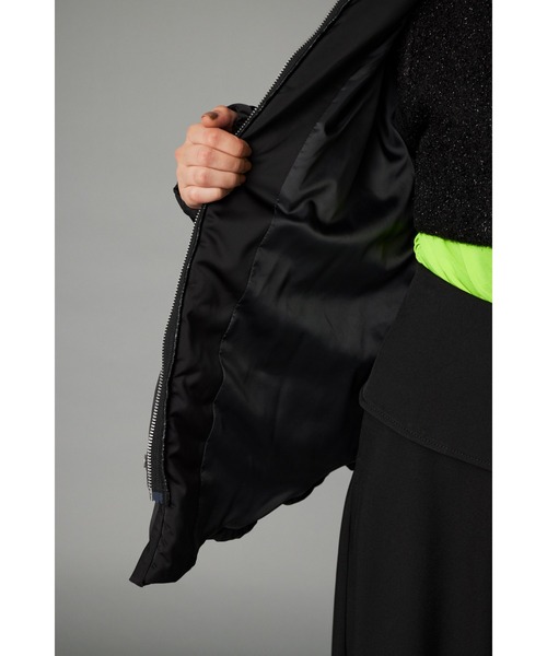 HeRIN.CYE(ヘリンドットサイ)の「Egg MA-1 エッグMA-1(MA-1・レディース・ブラック/オフホワイト/ライトグリーン・FREE)」の11枚目の写真