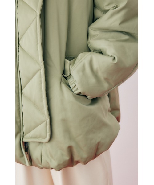 HeRIN.CYE(ヘリンドットサイ)の「Egg MA-1 エッグMA-1(MA-1・レディース・ブラック/オフホワイト/ライトグリーン・FREE)」の16枚目の写真