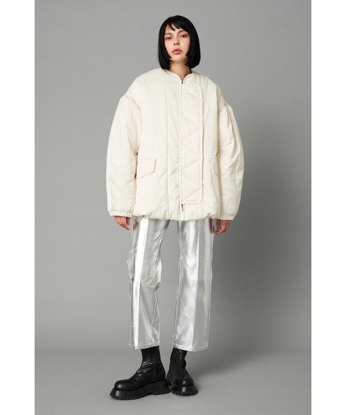 HeRIN.CYE(ヘリンドットサイ)の「Egg MA-1 エッグMA-1(MA-1・レディース・ブラック/オフホワイト/ライトグリーン・FREE)」の18枚目の写真