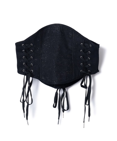 NON TOKYO（ノントーキョー）の「LAME DENIM LACE-UP CORSET（その他トップス・レディース・インディゴブルー/グリーン/ブラック・FREE）」の2枚目の写真