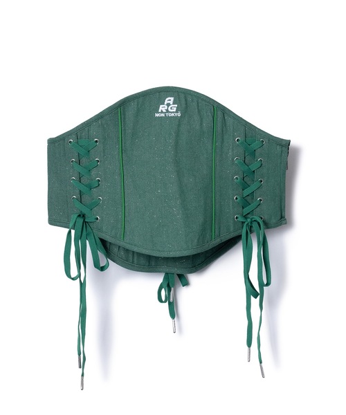 NON TOKYO（ノントーキョー）の「LAME DENIM LACE-UP CORSET（その他トップス・レディース・インディゴブルー/グリーン/ブラック・FREE）」の8枚目の写真