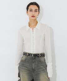 STUDIOUS | 【STUDIOUS/ステュディオス】カシミアシルクポロニット(ポロシャツ)