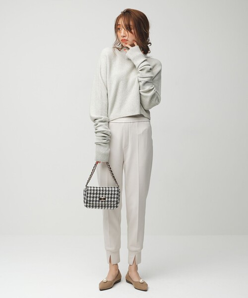 セール】ふわふわニット クロップドハイネック（ニット/セーター